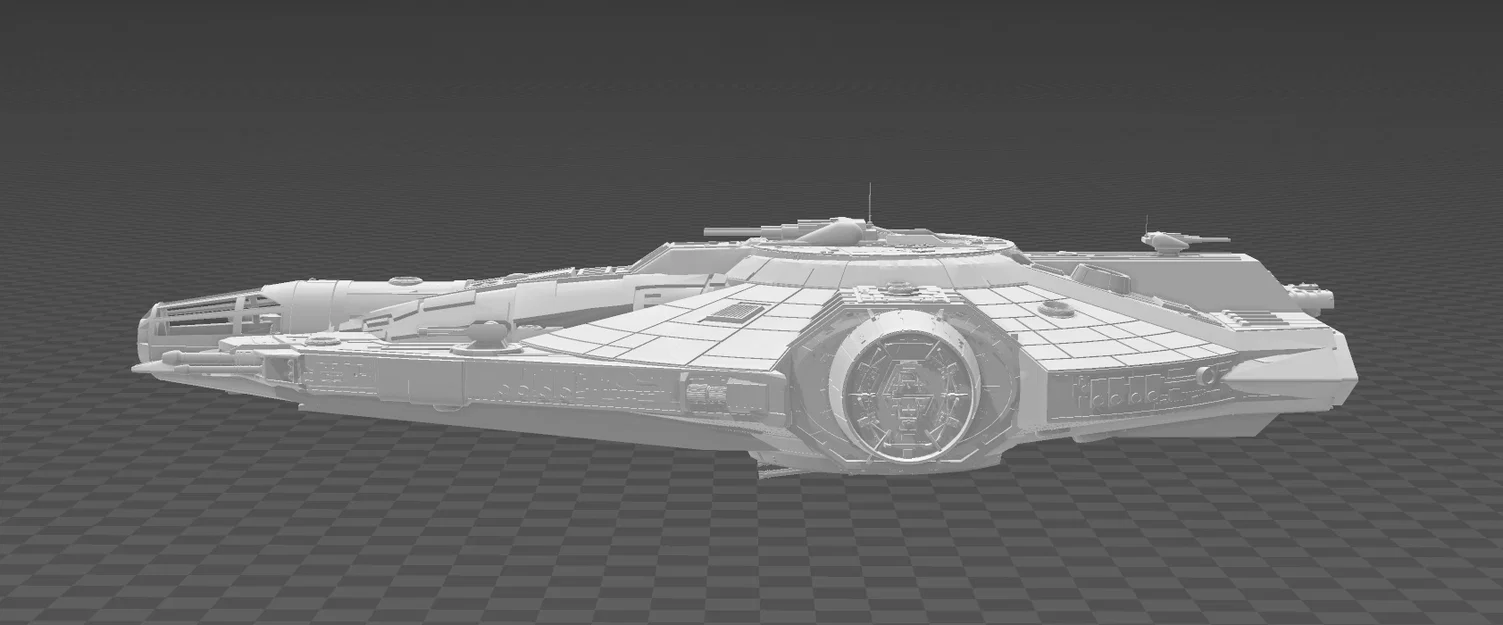 Mô hình phi thuyền Star Wars YT-2000 3D chất lượng cao - Image 2