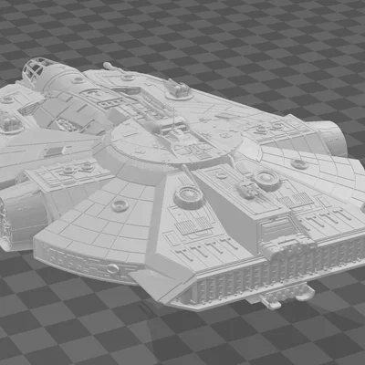 Mô hình phi thuyền Star Wars YT-2000 3D chất lượng cao