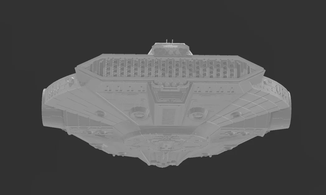 Mô hình phi thuyền Star Wars YT-2000 3D chất lượng cao - Image 4