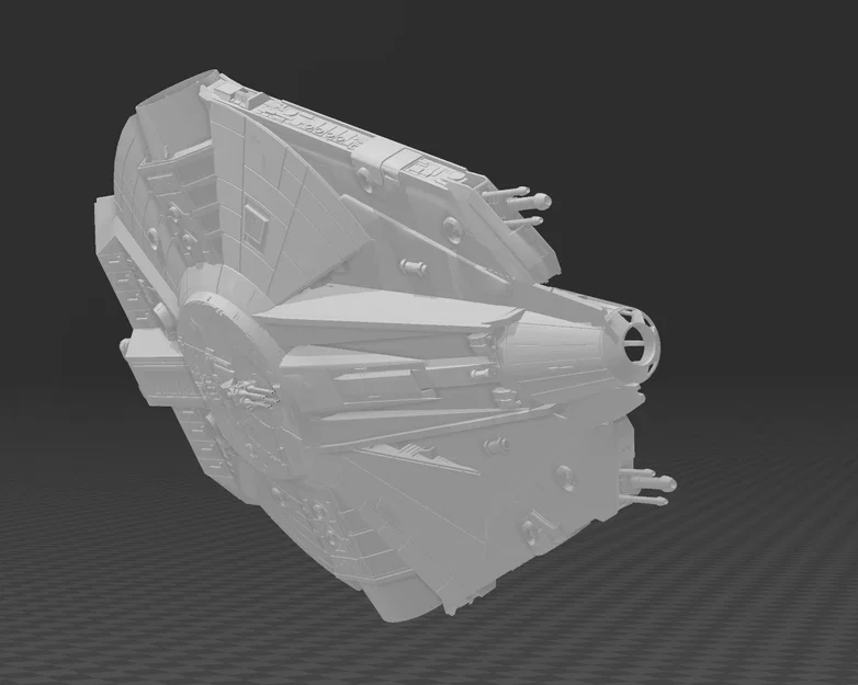 Mô hình phi thuyền Star Wars YT-2000 3D chất lượng cao - Image 7