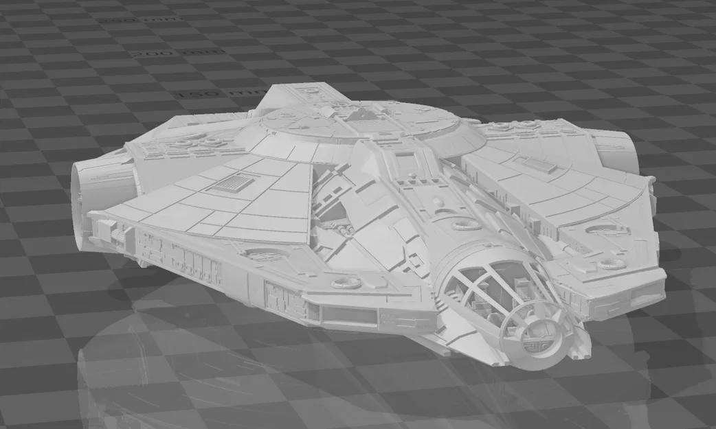 Mô hình phi thuyền Star Wars YT-2000 3D chất lượng cao - Image 8