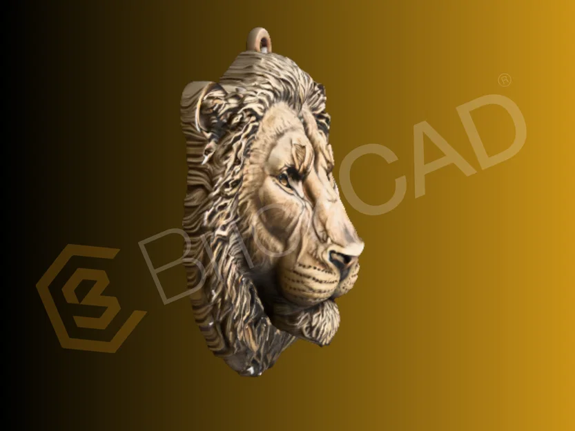 Mặt dây chuyền đầu sư tử (Lion Pendant) - Image 1