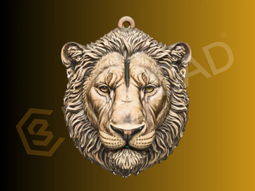 Mặt dây chuyền đầu sư tử (Lion Pendant) - Image 2