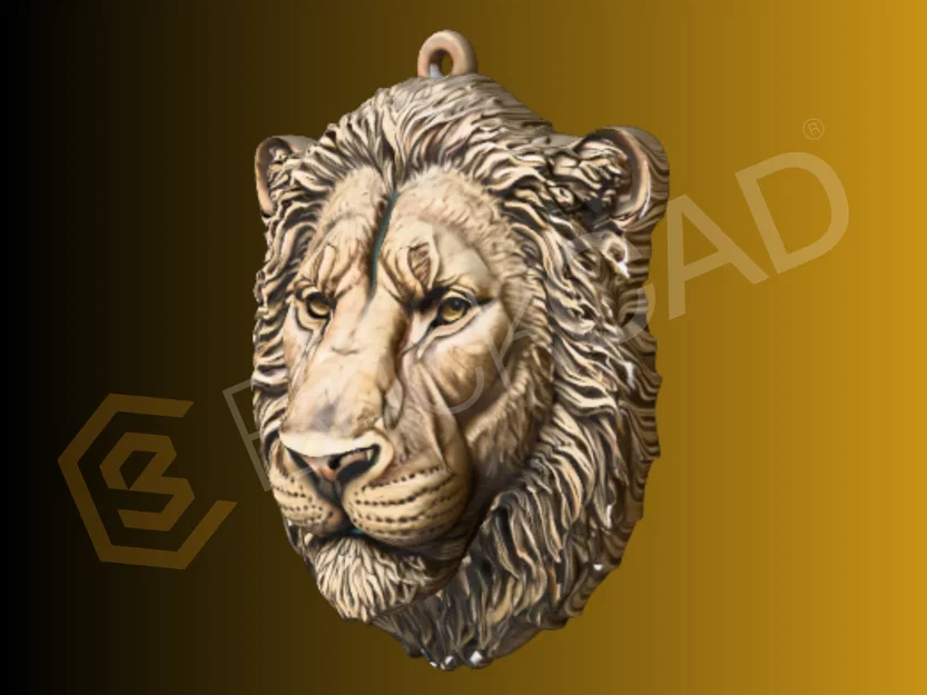 Mặt dây chuyền đầu sư tử (Lion Pendant) - Image 3