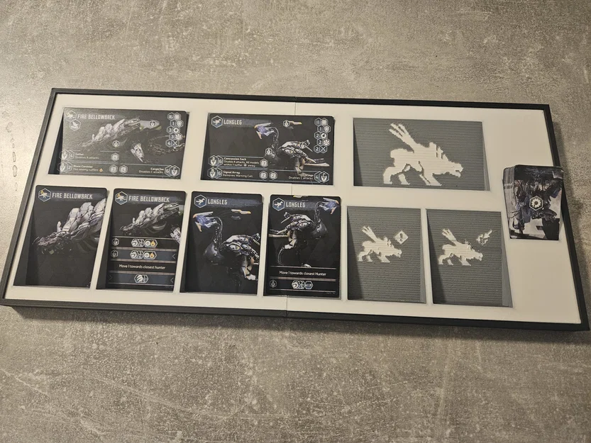 Horizon Zero Dawn Board Game - Khay đựng thẻ bài kẻ thù - Image 1