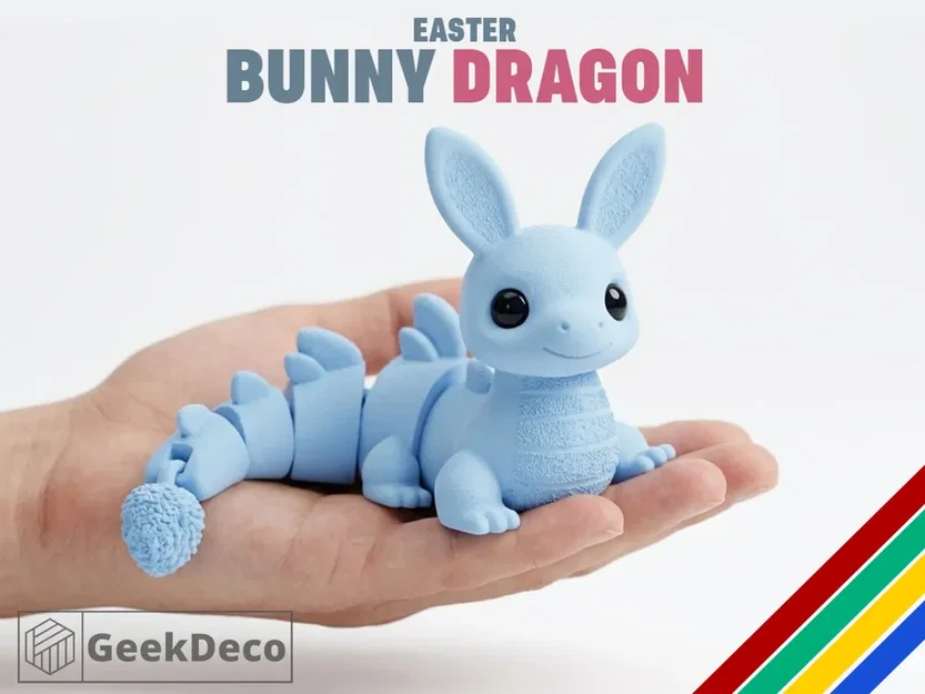 Bộ sưu tập mô hình 3D thỏ, hộp đựng và quà tặng trang trí độc đáo - Image 1