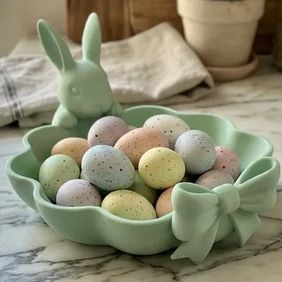 Bộ sưu tập mô hình 3D thỏ, hộp đựng và quà tặng trang trí độc đáo