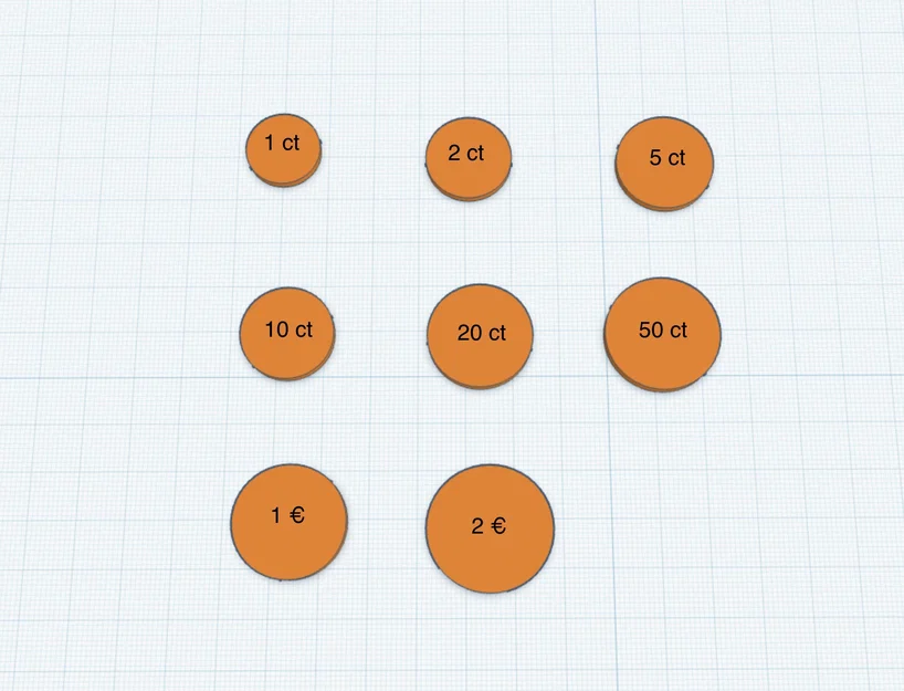 Bộ Mô Hình Tiền Xu Euro 3D (Münzsammlung) Cho Giáo Dục Và Đồ Chơi - Image 3