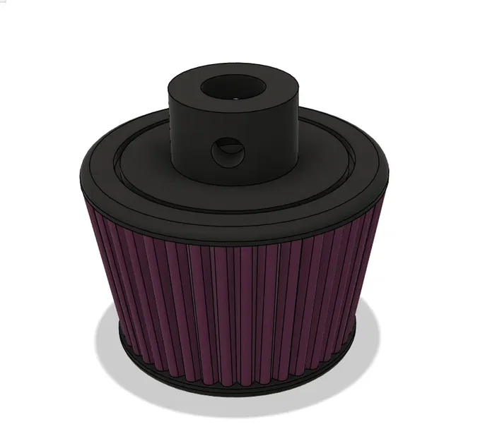 Móc khóa mô hình bộ lọc gió (Air Filter) cực chất cho người mê xe - Image 2