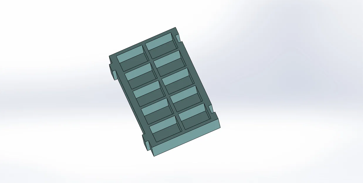 Khay đựng pin AA, AAA, 9V in 3D gọn gàng tiện lợi - Image 2