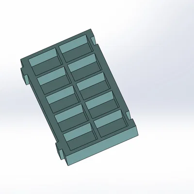 Khay đựng pin AA, AAA, 9V in 3D gọn gàng tiện lợi