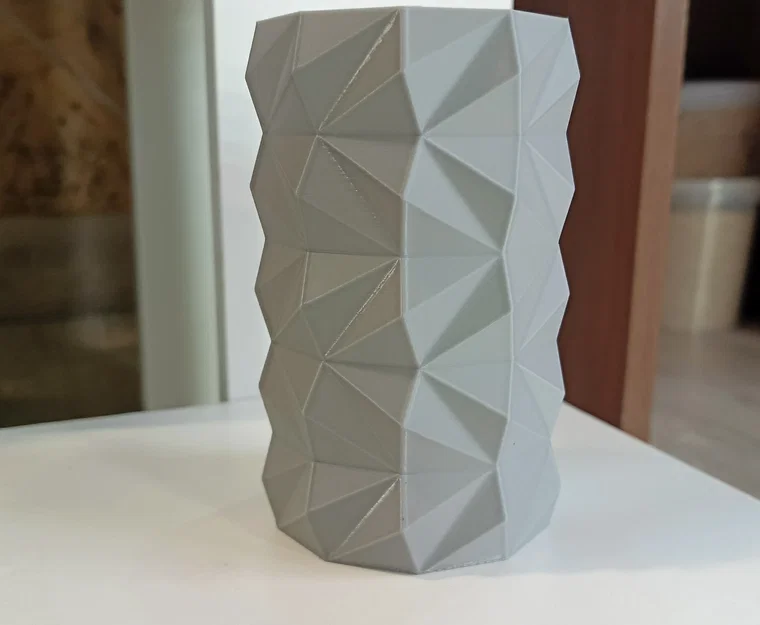Mẫu bình hoa đa giác (Polygonal Vase) in 3D đẹp và hiện đại - Image 2