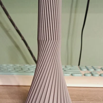 Bình hoa xoắn ốc 3D hiện đại - Thiết kế trang trí độc đáo