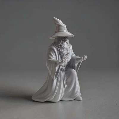 Mô hình Gandalf giữ bút trang trí bàn làm việc cho fan LOTR