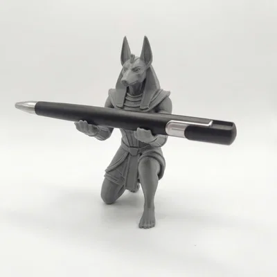 Mô hình Anubis giữ bút – Giá đỡ bút thần thoại Ai Cập cực chất