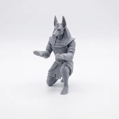 Mô hình Anubis giữ bút – Giá đỡ bút thần thoại Ai Cập cực chất