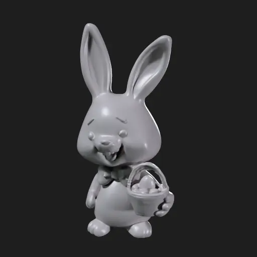 Mô hình chú thỏ Phục sinh 3D trang trí đáng yêu - Image 2