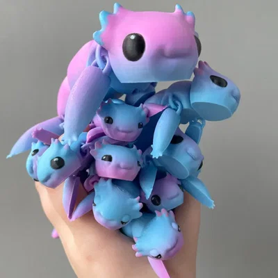 Bộ sưu tập mô hình động vật khớp nối 3D: Rồng, Kỳ giông và Tê tê