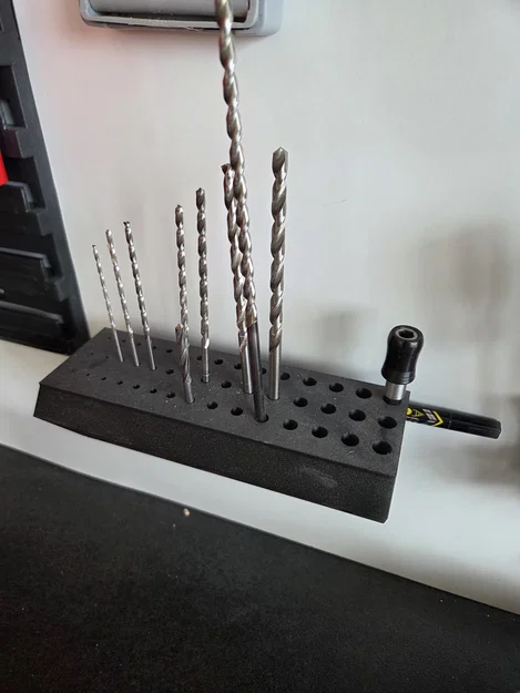 Khay Đựng Mũi Khoan 3 Hàng - Phụ Kiện Gọn Gàng Cho Xưởng Cơ Khí - Image 1