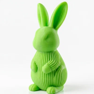 Chú Thỏ Vân Sọc Dễ Thương – Mô Hình Bunny (In Dễ Dàng, Không Cần Support)