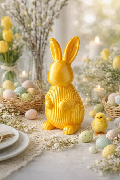 Chú Thỏ Vân Sọc Dễ Thương – Mô Hình Bunny (In Dễ Dàng, Không Cần Support) - Image 5