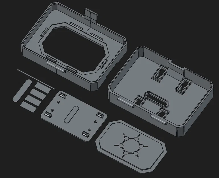 Hộp đựng có nắp và giá treo tường tùy chỉnh - Image 1