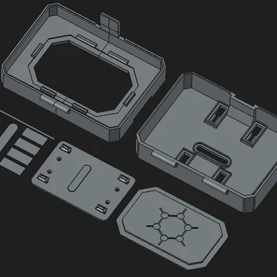 Hộp đựng có nắp và giá treo tường tùy chỉnh