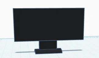 Mô hình tivi màn hình phẳng 3D trang trí nhà mô hình cực đẹp - Image 1