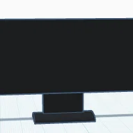 Mô hình tivi màn hình phẳng 3D trang trí nhà mô hình cực đẹp