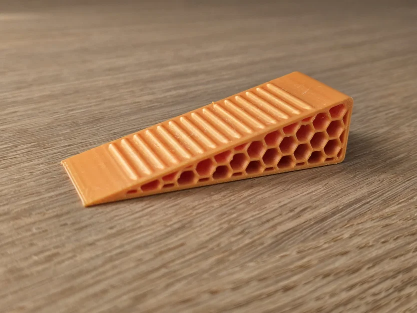 Cục chặn cửa hiện đại, vượt thời gian v2 họa tiết Honeycomb - Image 4