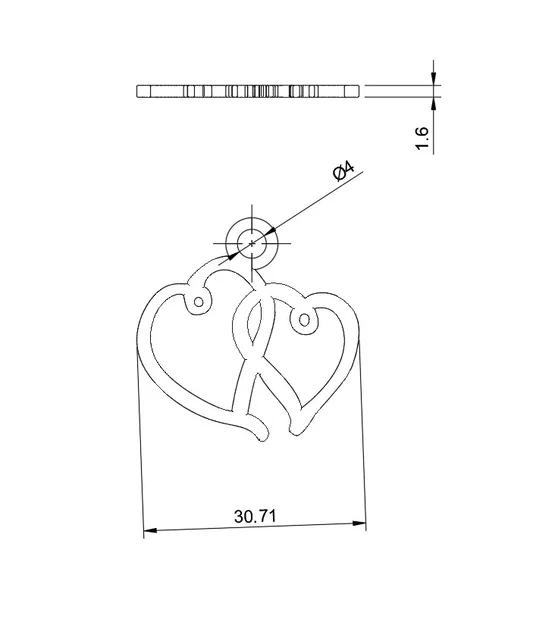 Interlocking Hearts - Hai Trái Tim Lồng Nhau - Image 3