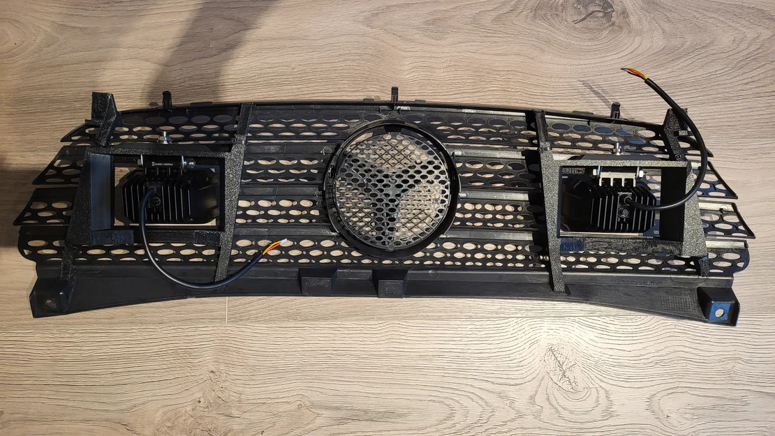 Ngàm gắn đèn LED lưới tản nhiệt cho Mercedes Vito Viano Marco Polo W639 - Image 3