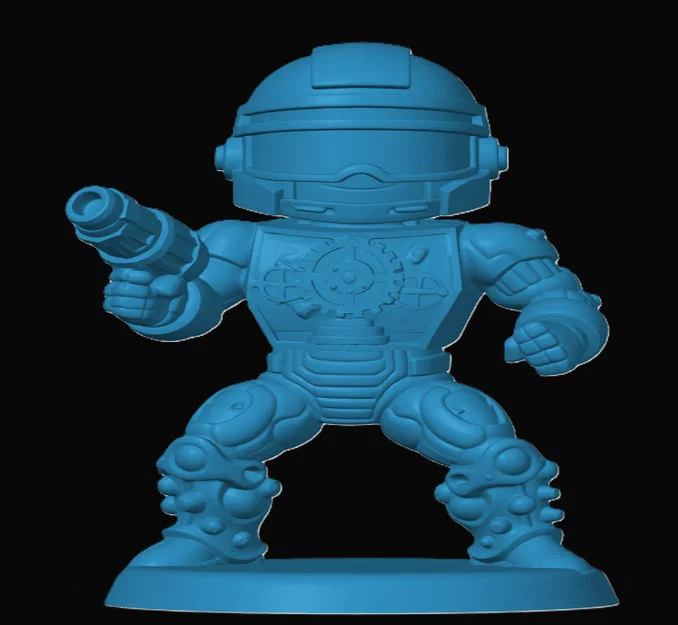 Mô hình Roboto Chibi (Masters of the Universe) - File in 3D độc đáo - Image 1