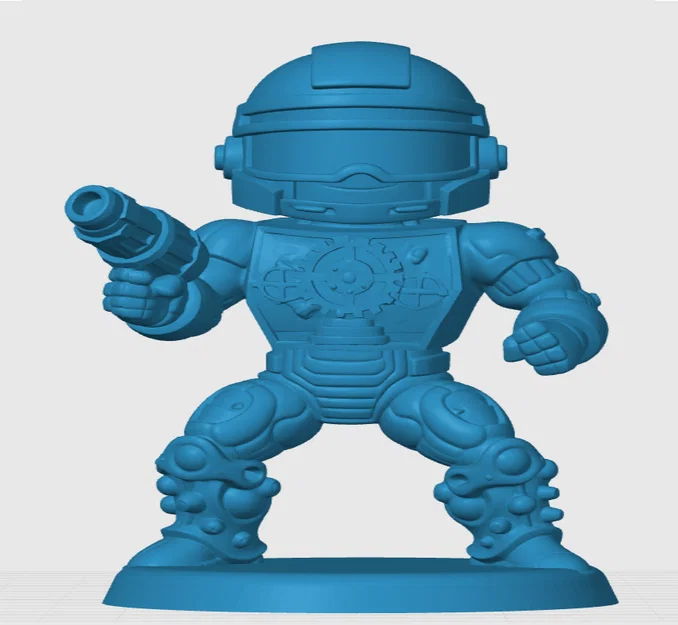 Mô hình Roboto Chibi (Masters of the Universe) - File in 3D độc đáo - Image 3