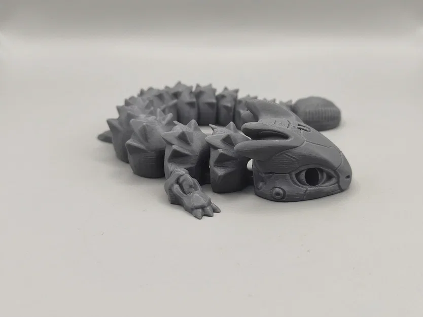 Mô hình rồng máy Flexi Mecha Dragon in 3D linh hoạt cực đẹp - Image 3