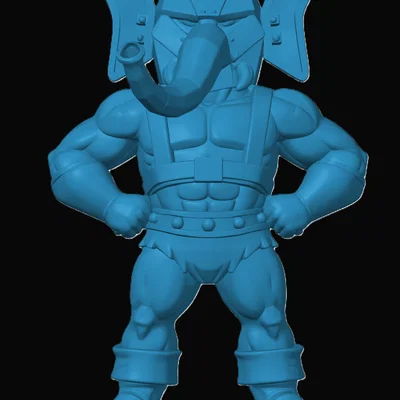 Mô hình Chibi Snout-Spout: Nhân vật Masters of the Universe in 3D