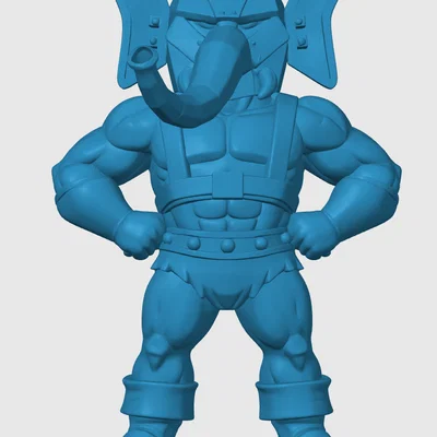 Mô hình Chibi Snout-Spout: Nhân vật Masters of the Universe in 3D