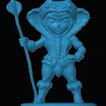 Mô hình 3D nhân vật Teela phong cách Chibi cho tín đồ Masters of the Universe - Thumbnail 1