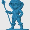 Mô hình 3D nhân vật Teela phong cách Chibi cho tín đồ Masters of the Universe - Thumbnail 2