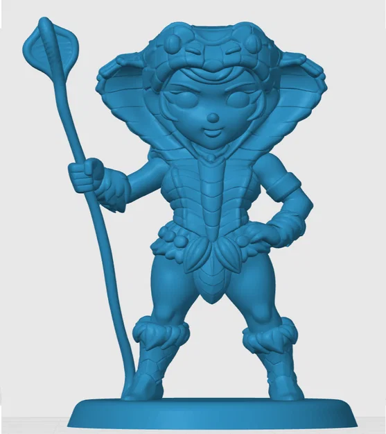Mô hình 3D nhân vật Teela phong cách Chibi cho tín đồ Masters of the Universe - Image 3