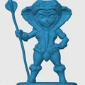 Mô hình 3D nhân vật Teela phong cách Chibi cho tín đồ Masters of the Universe - Thumbnail 3
