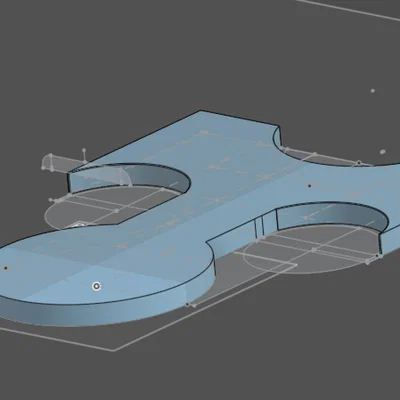 Móc khóa đồng xu xe đẩy (Cart Coin) phiên bản phẳng