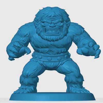 Mô hình 3D nhân vật Moss Man phong cách Chibi độc đáo