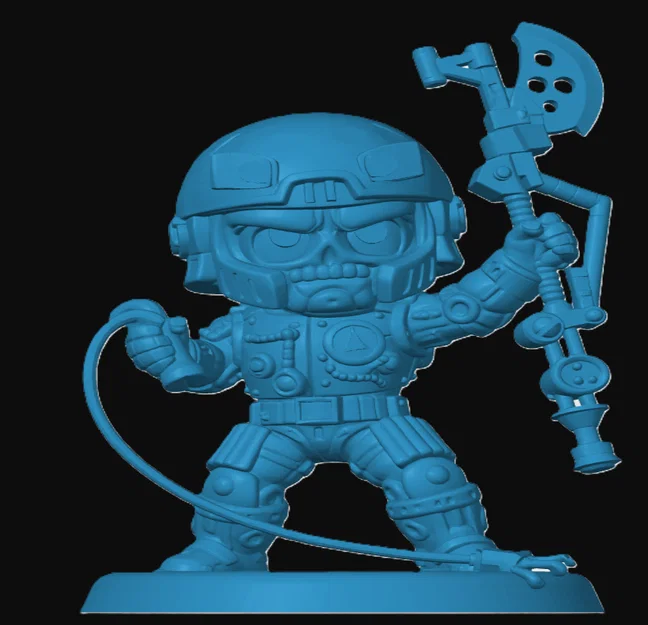 Mô hình Blast-Attak Chibi in 3D - Đồ chơi trang trí bàn làm việc - Image 1