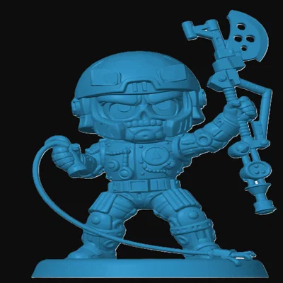 Mô hình Blast-Attak Chibi in 3D - Đồ chơi trang trí bàn làm việc