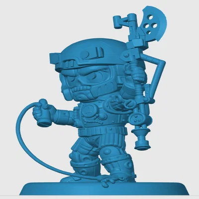 Mô hình Blast-Attak Chibi in 3D - Đồ chơi trang trí bàn làm việc