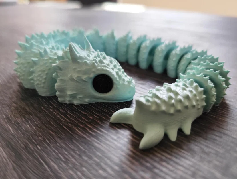 Mô hình rồng rắn Articulated Dragon Snake linh hoạt cho in 3D - Image 1