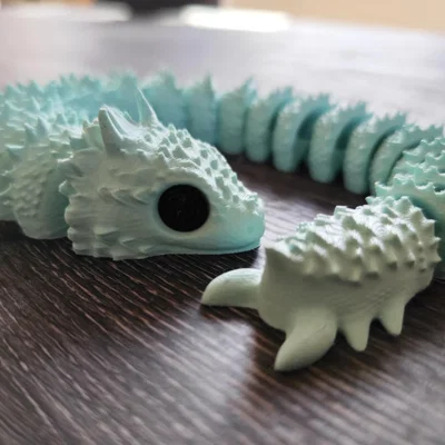 Mô hình rồng rắn Articulated Dragon Snake linh hoạt cho in 3D