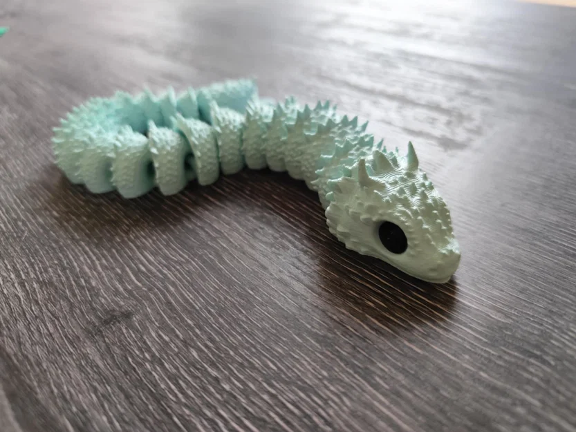 Mô hình rồng rắn Articulated Dragon Snake linh hoạt cho in 3D - Image 2