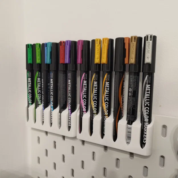 Khay treo bút DSPIAE Metallic Marker cho bảng Skadis IKEA - Image 1